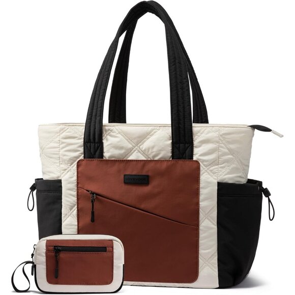 Puffer Tote Bag for Women - Spacious, Stylish & Perfect for Daily Travel - Picture 1 of 9